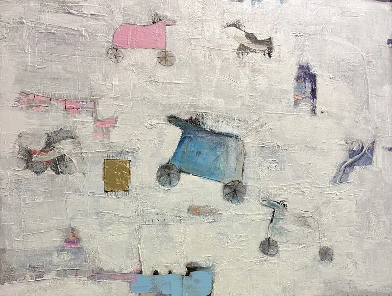 Akrylmålning Drömmar av Marianne Björn