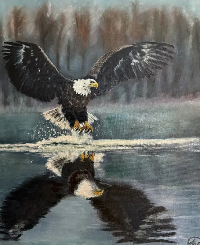 The eagle av Janina Witoslaw