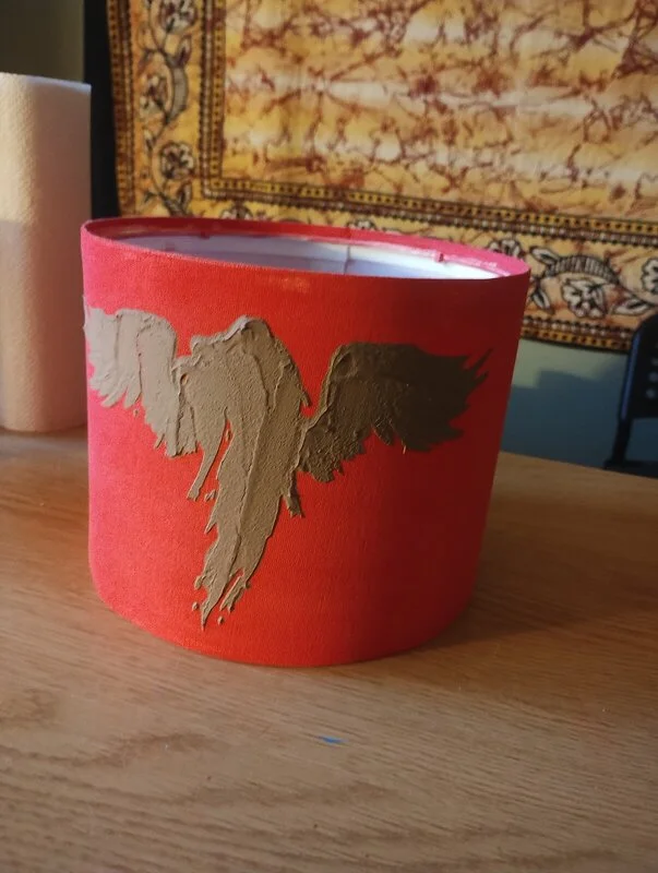 Akrylmålning Rising Angel av Biljana Teletina