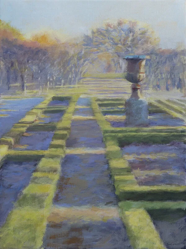 Akrylmålning Hårlemans boské av Bea Carlsson