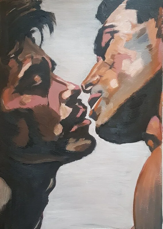 Akrylmålning Soon av Jonas Pehrsson