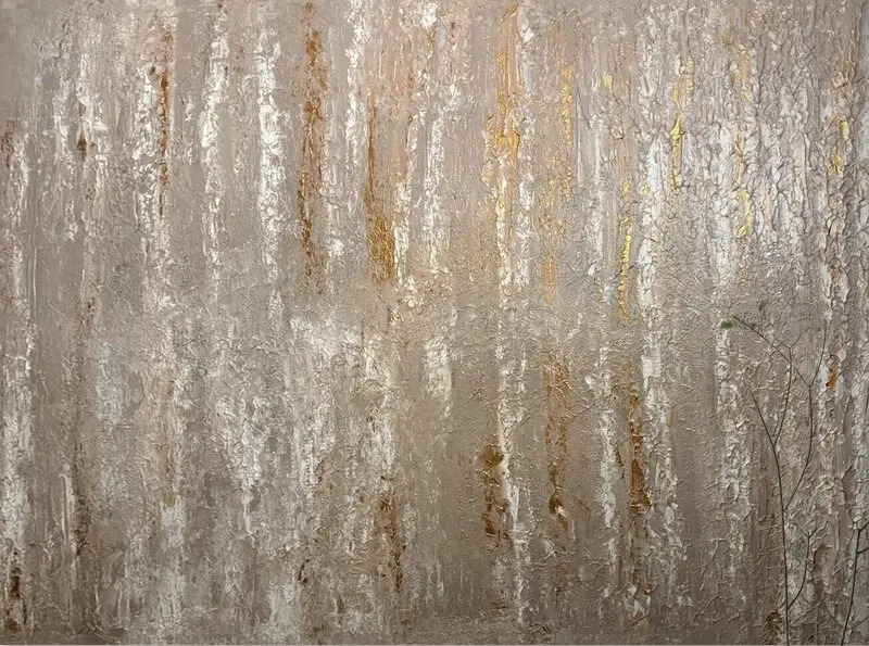 Akrylmålning Silent wall av Monia Nekach