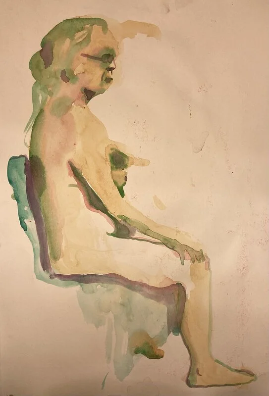 Akvarell Filomena av Lena Öhman