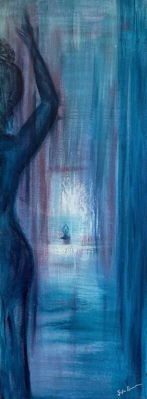 Akrylmålning Dimensions av Sofia Romedahl