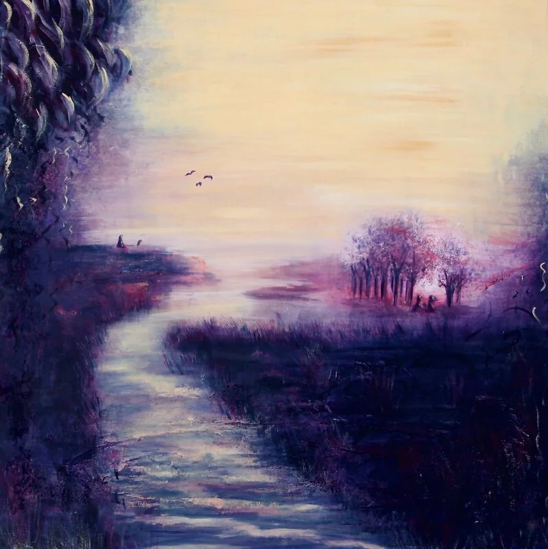 Akrylmålning Peacefulness av Sofia Romedahl