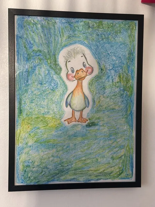 Oljemålning I utkanten av skogen av Hayat Serdenak