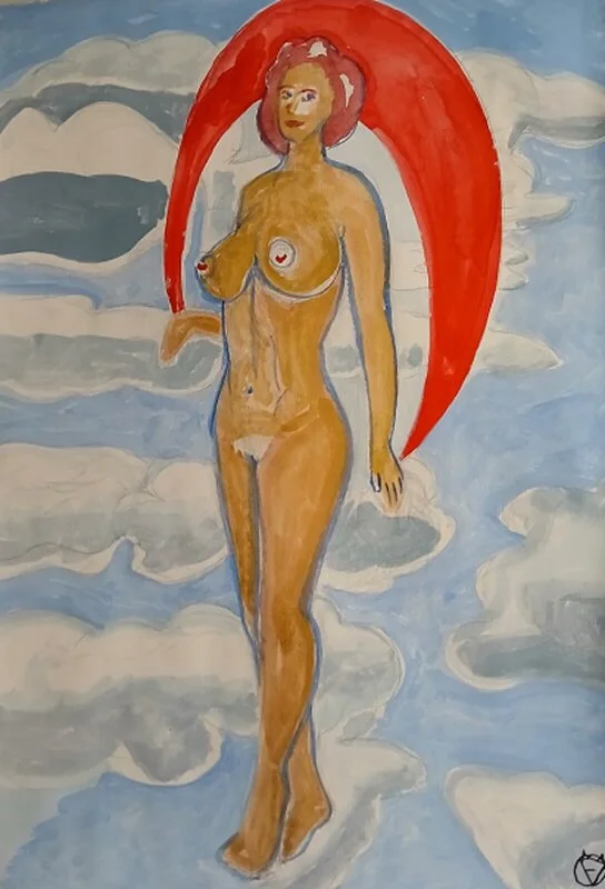 68 ) Mystic Woman from Pompeii av Victor Finnigan