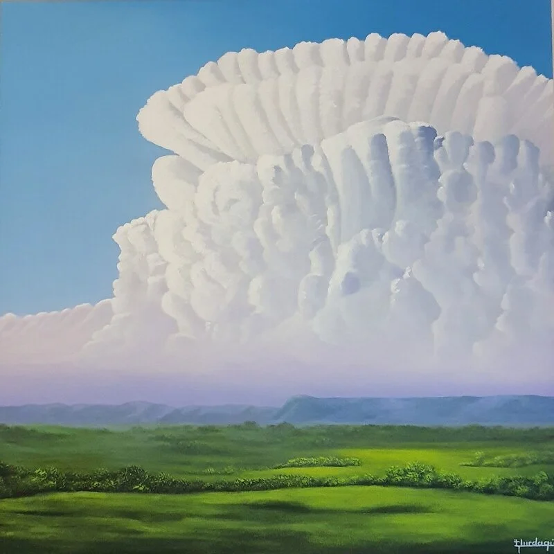 Akrylmålning Look at the sky av Yurdagül Kaya Ümran