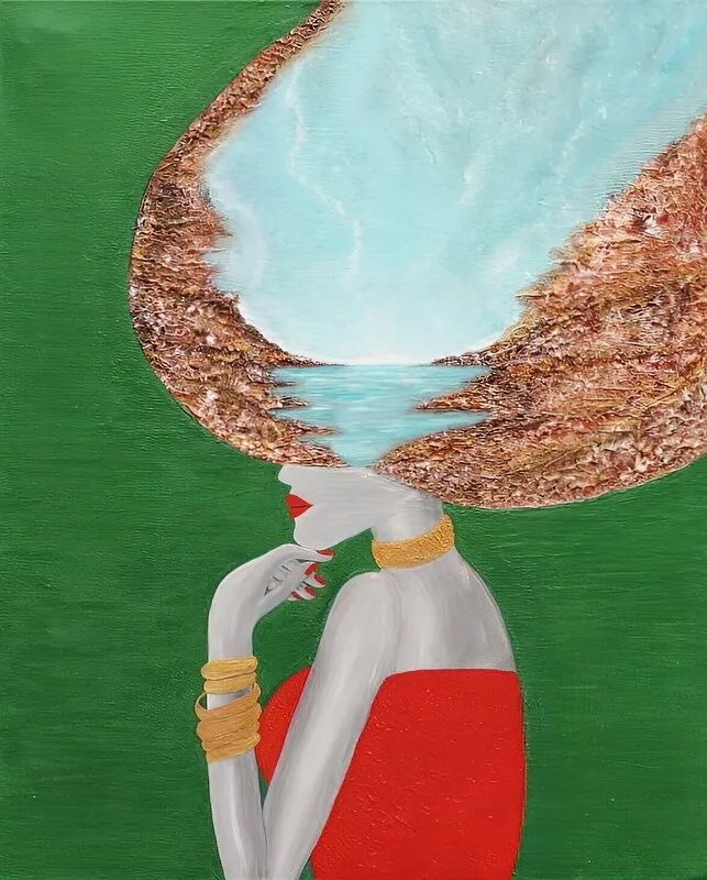 Akrylmålning Within av Asal RavanArt