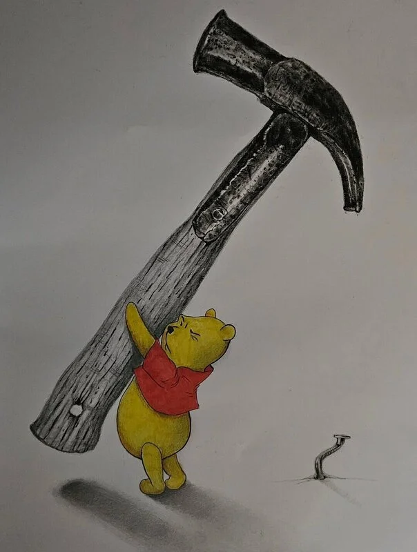 Nalle puh av Rickard Forsberg