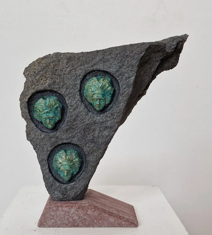 Skulptur Trio av Bernt Eriksson