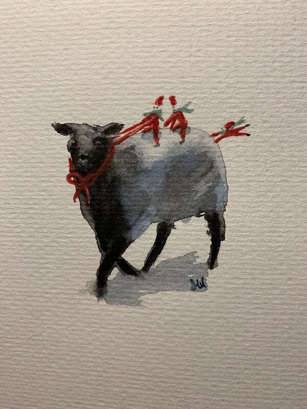 Akvarell av Hanna Wistrand