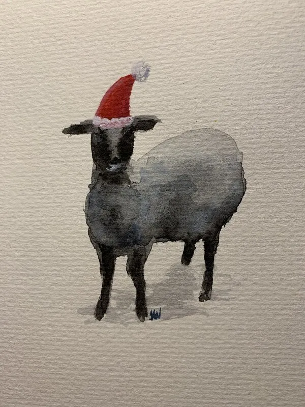 Akvarell av Hanna Wistrand