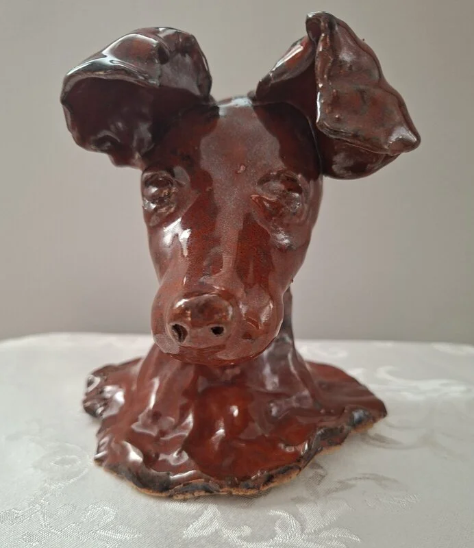 Skulptur Porträtt av en gentleman av Katrin Derholm