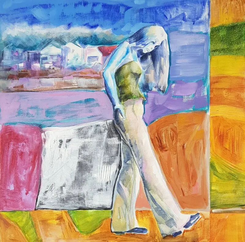 Akrylmålning Bittersweet victory av Daniel Vandinja