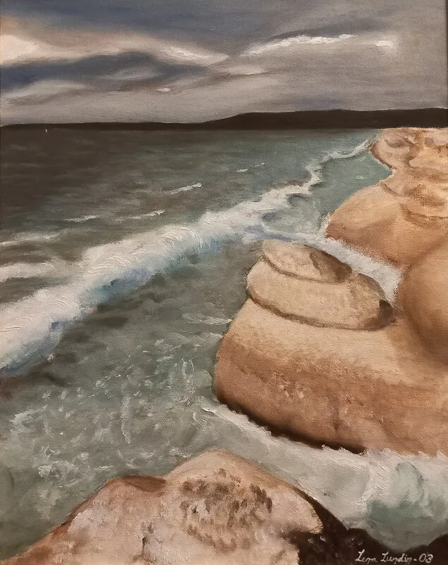 Oljemålning Väder av Lena Lundin