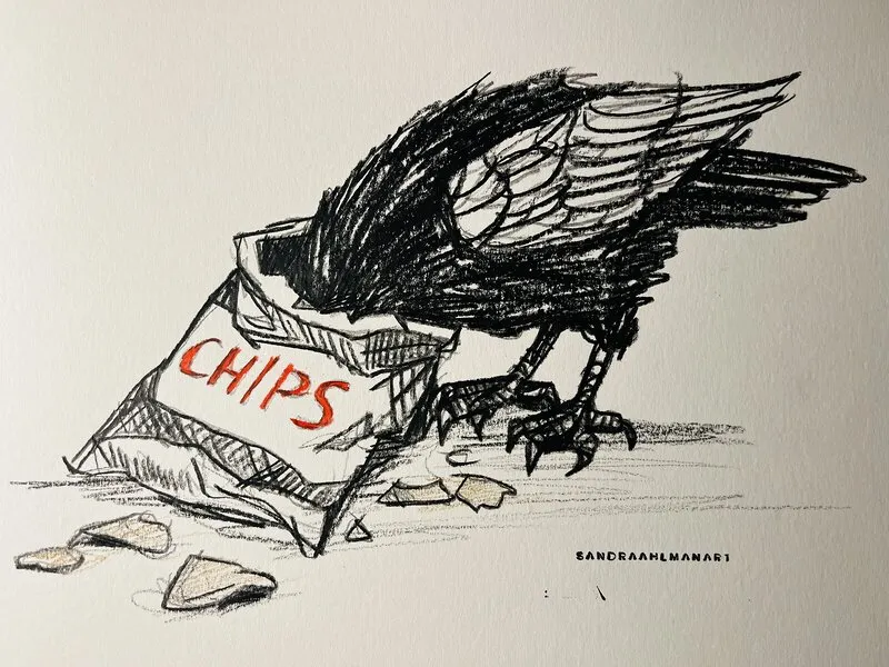 Chips är gott av Sandra Ahlman