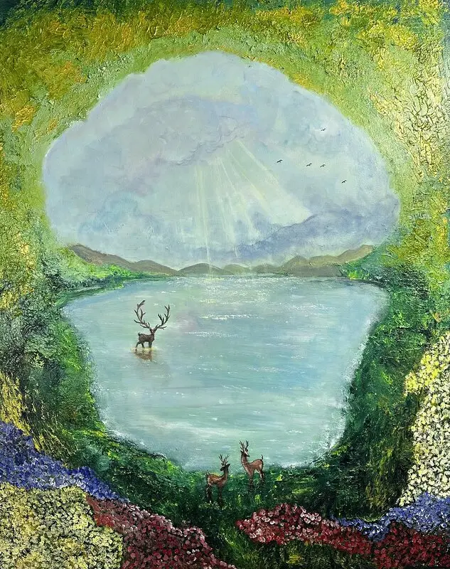 Peaceful waters av Giovanna Zumaeta Zettergren