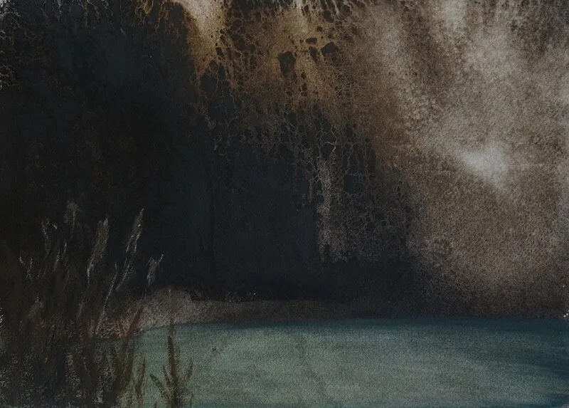 Akvarell December av Magnus Lindblom