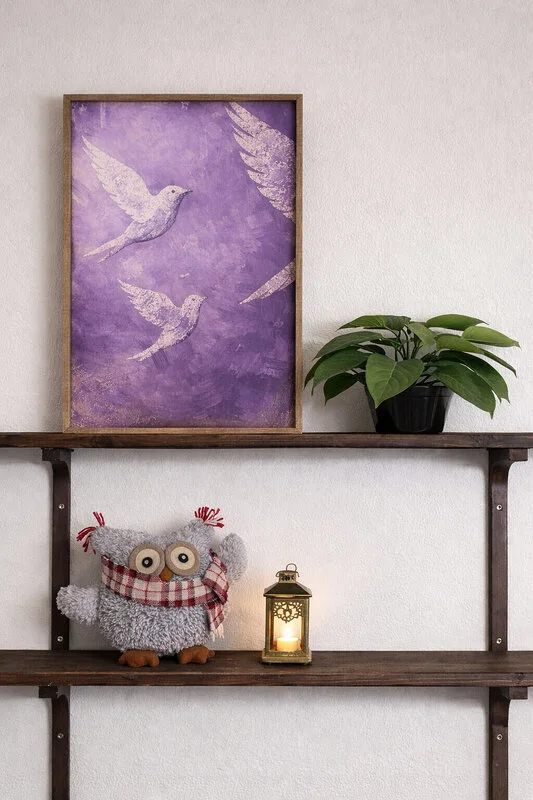 Akrylmålning God Jul:) av Camilla .