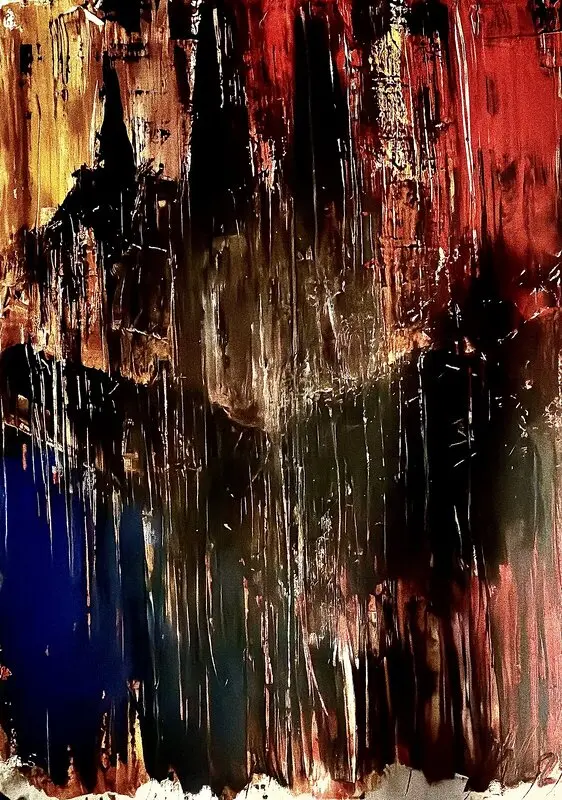 Akrylmålning Home av Daniel Hortlund