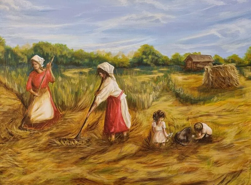 Akrylmålning av Cecilia Lundberg