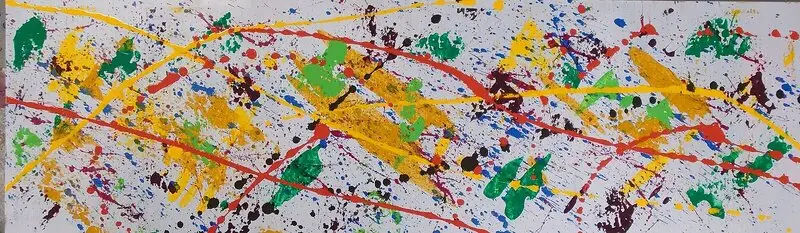 Akrylmålning Bright Light av Leif Rosendal