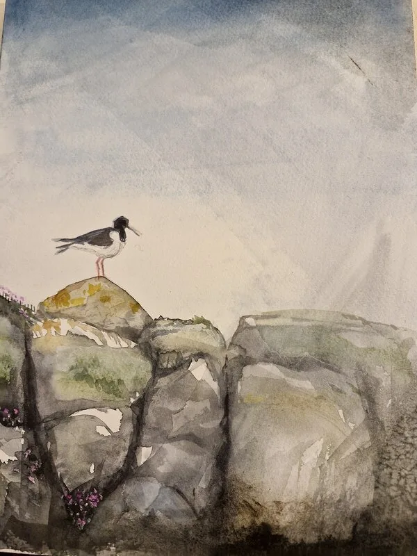 Akvarell av Åsa Andersson