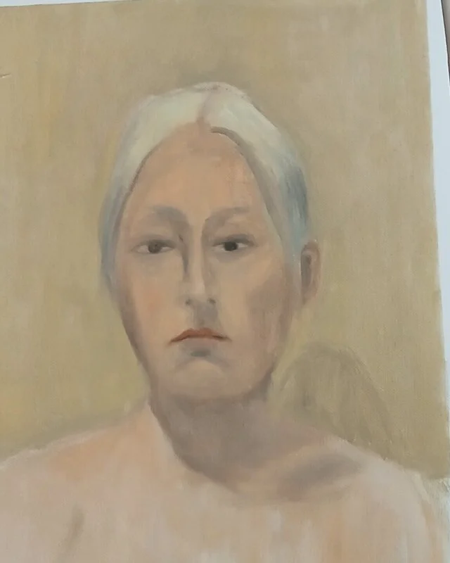 Oljemålning Henrika av Viveca Dahlen