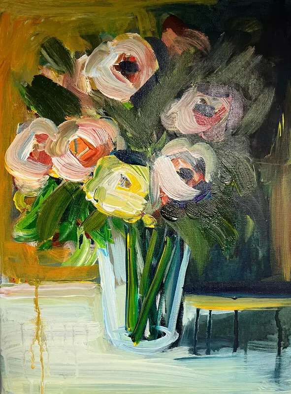 Akrylmålning Harmoni av Elisa Pålsson