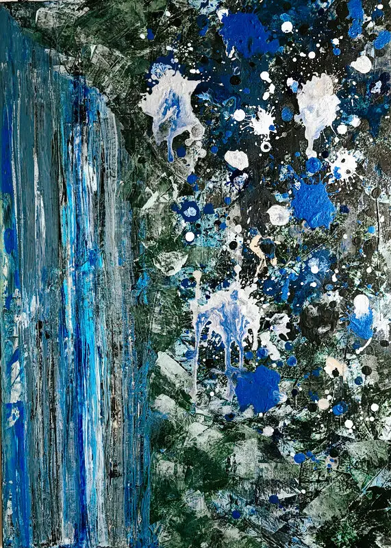 Akrylmålning Anna Aplehag av Anna Aplehag