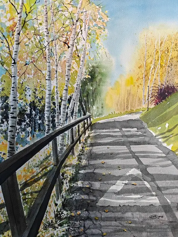 Akvarell Direction av Wei Hing Rosenkvist