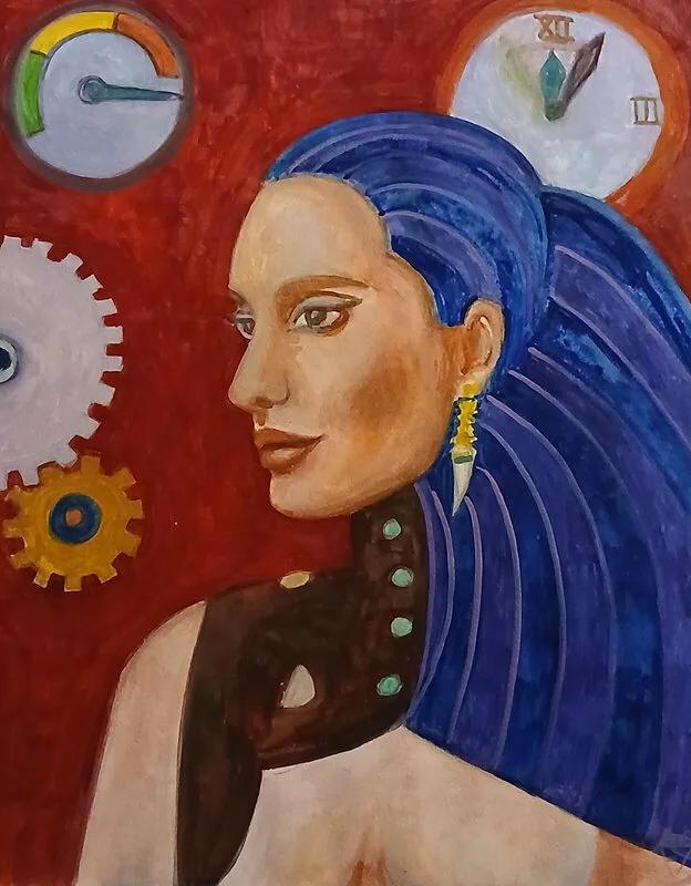 76 ) DJ Amelie Lens in the Steamfunk Time Machine. av Victor Finnigan