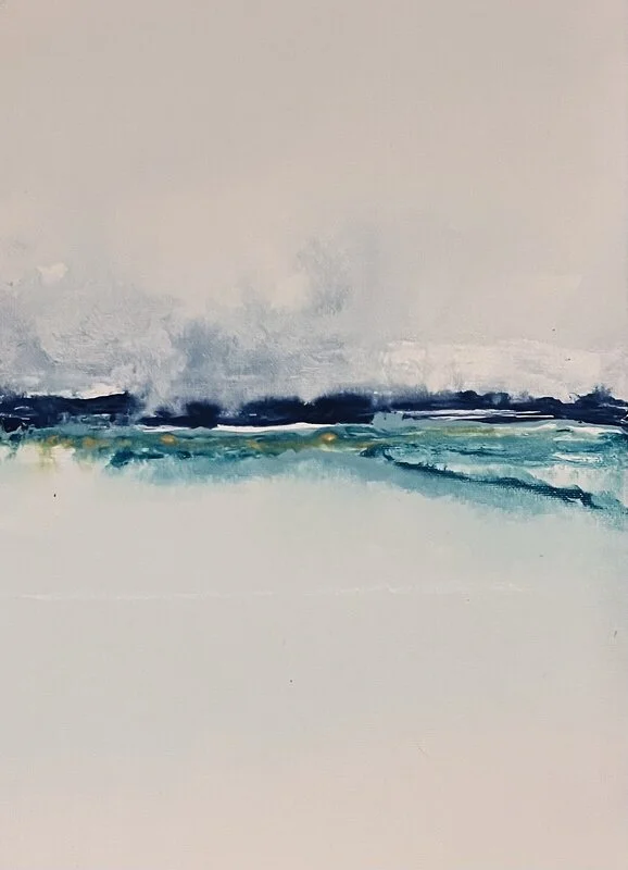 Akrylmålning Silence 1 av Amie Norrman Söderman