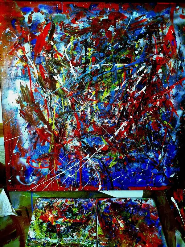 Akrylmålning Yuma av Martin Sokolowski