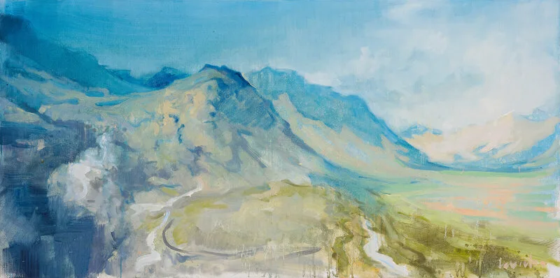 Oljemålning Romantic Landscape - I av Alexander Levich