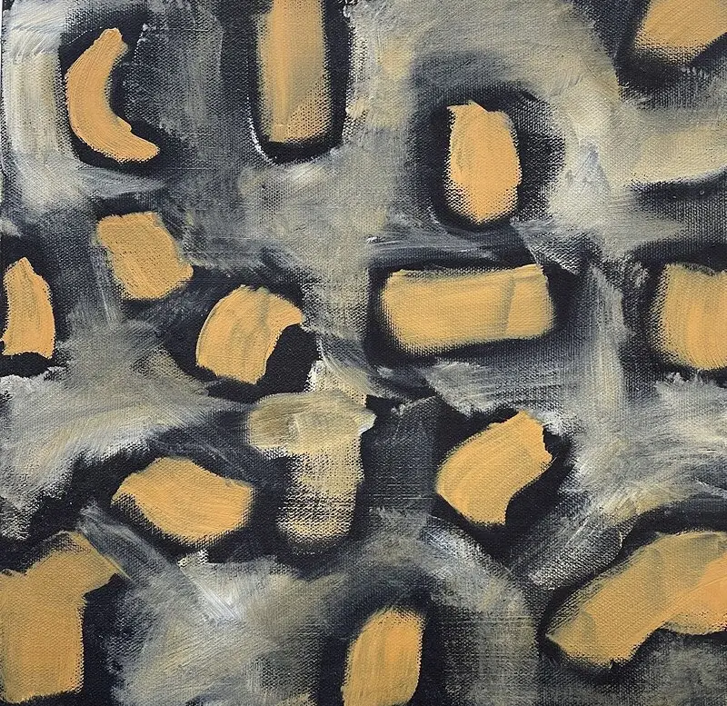 Oljemålning Månens skära av Ewa Öhlund