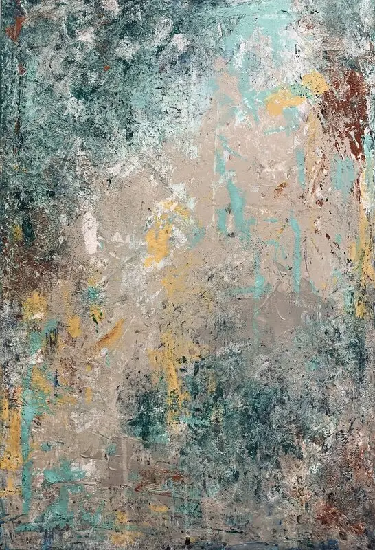 Akrylmålning Rost av Camilla Nilsson