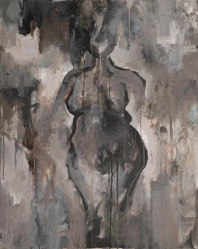 Akrylmålning Graceful av Erika Wiklund