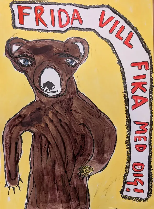 Frida vill fika med dig! av Mikael Jonsson