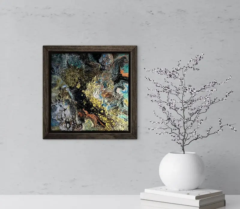 Akrylmålning Inre ljus av Helena Rystedt