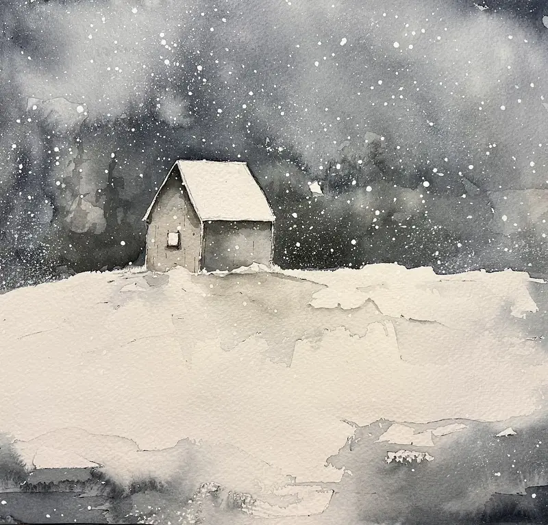 Akvarell av Mia Uhlander