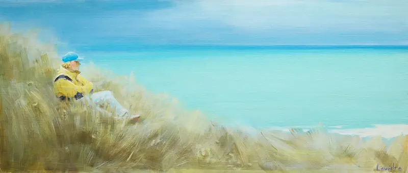 Oljemålning Chill Eastern Winds av Alexander Levich