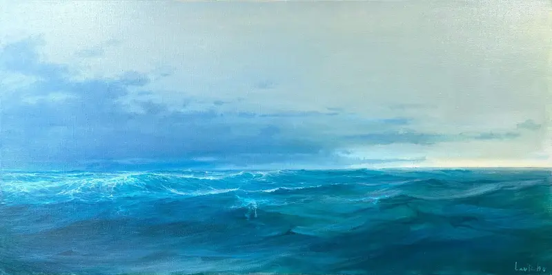 Oljemålning Heart of the Sea av Alexander Levich