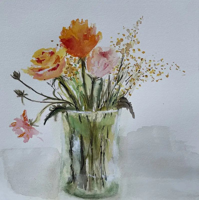 Akvarell Akvarell av Anna Elfverson Sjödahl