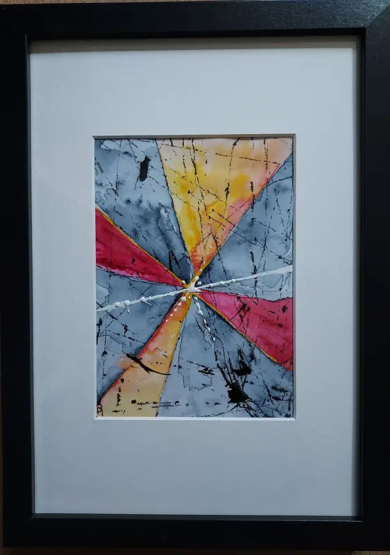 Akvarell Origo I av Carina Lönngren