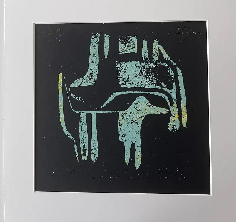 Hundliv med vit, syrafri passepartout av Ewa Öhlund