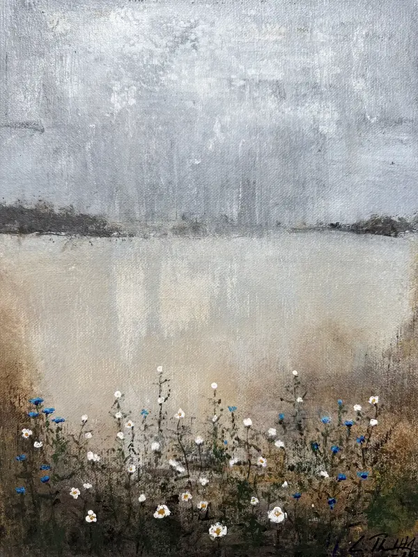 Akrylmålning Gråväder av C. T. Hoffmann