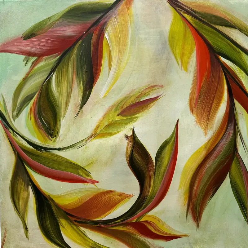 Akrylmålning Autumn av Jenny Vessgård