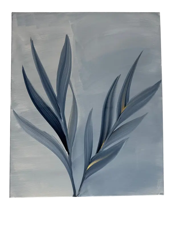 Akrylmålning Quiet growth av Jenny Vessgård